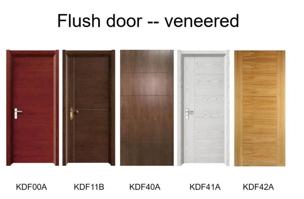 Kangton Fire Rated Walnut Wooden/Flush/Front Entrance Main/Solid Core/Melamine HPL Interior Wood Door