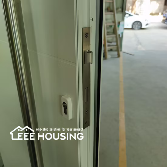 Puerta exterior de entrada frontal de aluminio moderna personalizada con suministro directo de fábrica de China para uso residencial